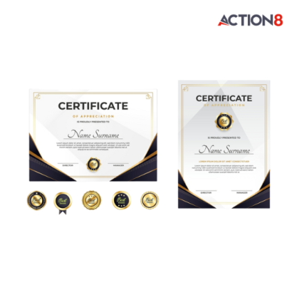 Certificates Premium Finishes