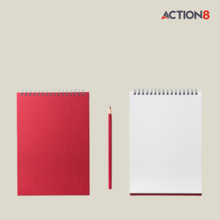 Notepad Plain Pages with Printed Cover