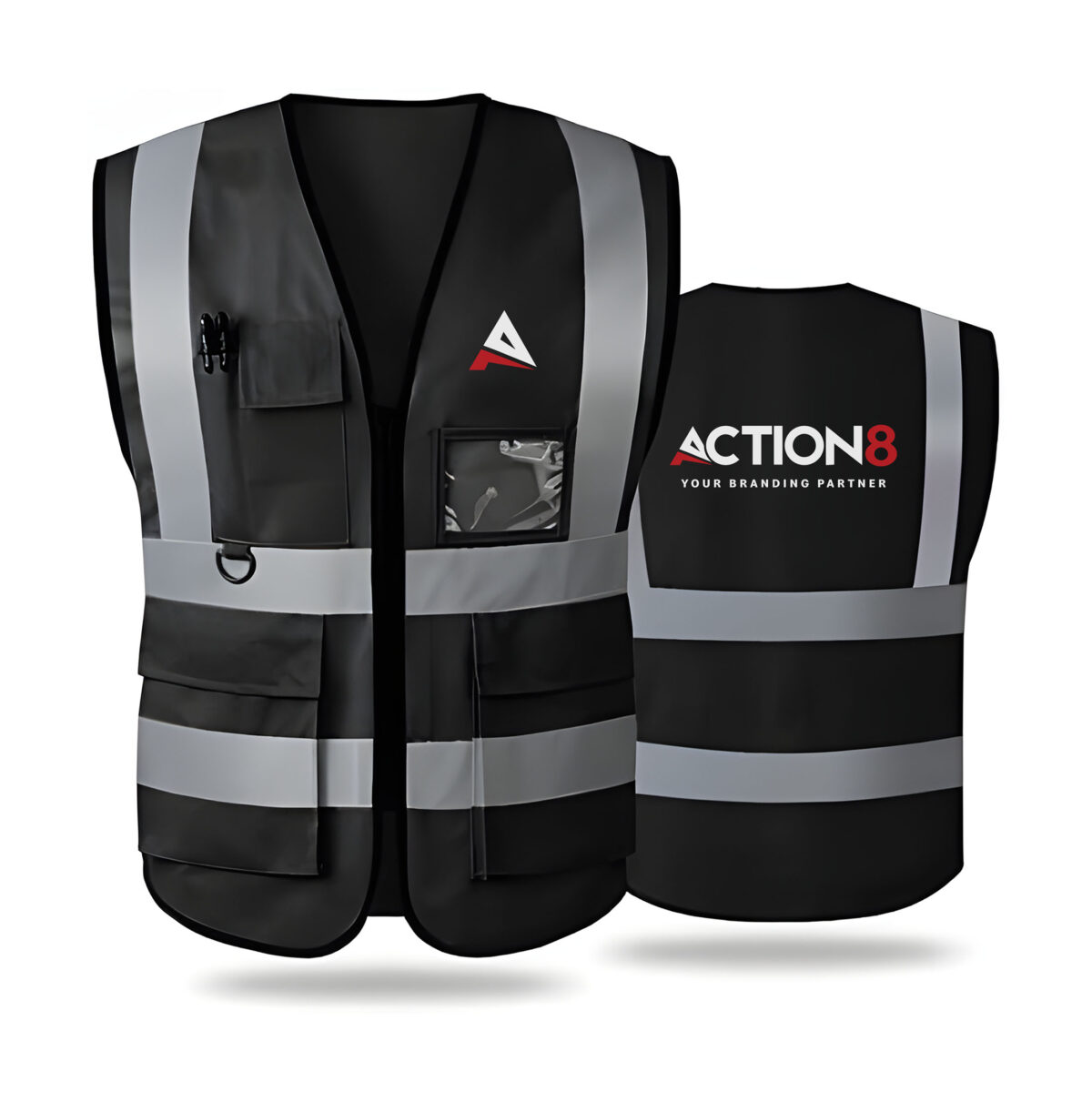 Custom safety vests with logo printing