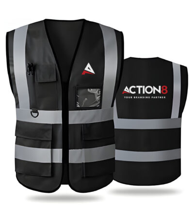 Custom safety vests with logo printing