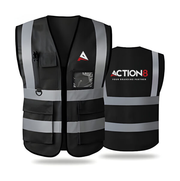 Custom safety vests with logo printing