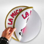 double sided label printing