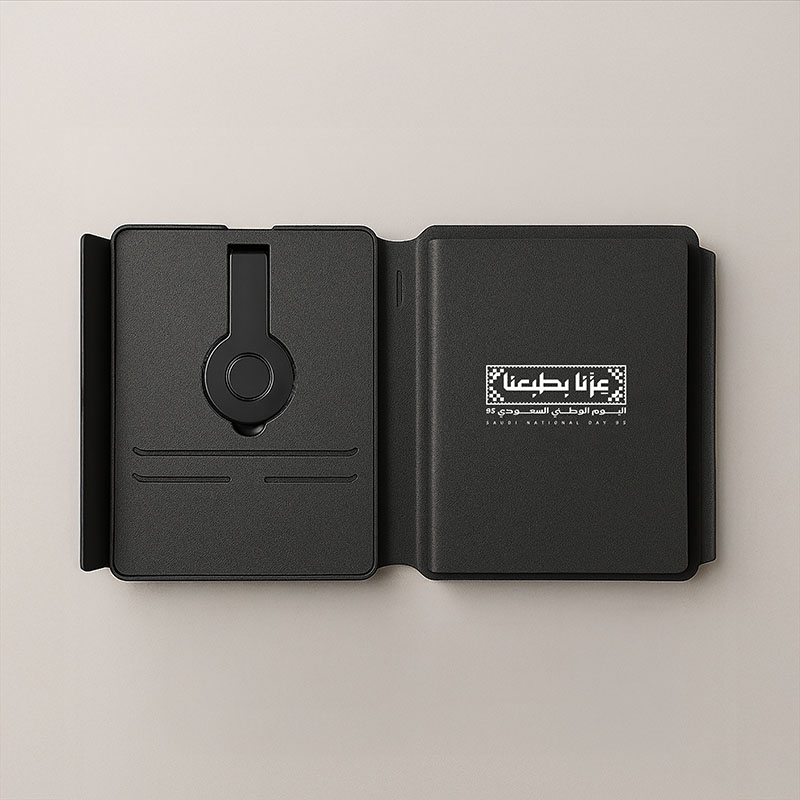 Premium Corporate Gift Box Set - Custom Hard Cover Notebook - Action 8