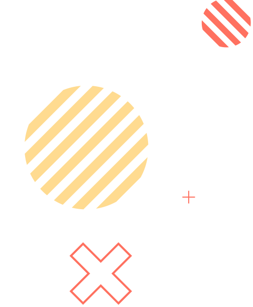 Abstract Geometric Design Element for Custom Printing Services Banner